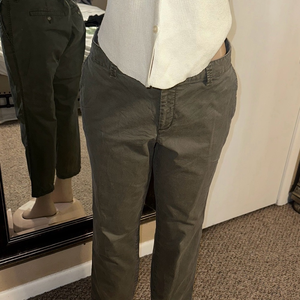 GAP Men's Dark Green Chinos